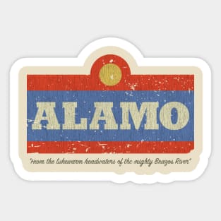 Alamo Beer Vintage Sticker